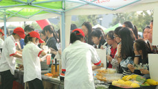 倡导健康饮食，领略美食文化——谈球吧召开第一届校园文化美食节