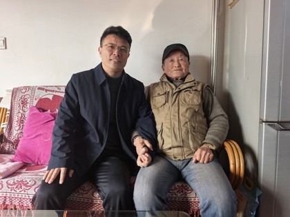岁寒走访送暖意    新春慰问敬桑榆&nbsp; ——谈球吧开展春节前走访慰问活动